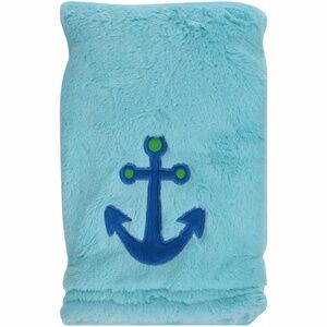 Little Bedding: Splish Splash Baby Blanket-Anchor